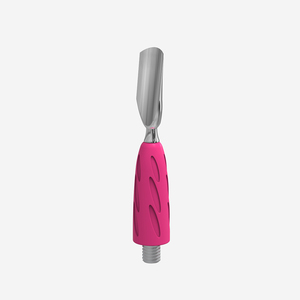 Poussoirs à cuticules plats UNIQ-16 (Rounded Narrow) en acier inoxydable à bord tranchant pour ongles en acrylique, dissolvants de vernis gel pour manucure - Product Image 3