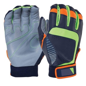 Gants de frappe de baseball de luxe en cuir de qualité supérieure, robustes, avec support de poignet réglable, écologiques et à séchage rapide - Product Image 1