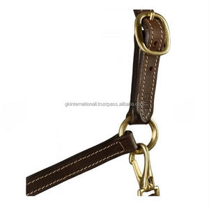 Caballo ecuestre hecho a mano de cuero genuino, productos de cuero, caballo halter en todos los tamaños personalizados con hebilla de latón fuerte - Product Image 5