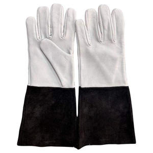 Guantes de Soldadura TIG Resistentes al Calor, de Piel de Cabra y Vacuno, Protección Anticorte para Manos y Brazos - Product Image 2
