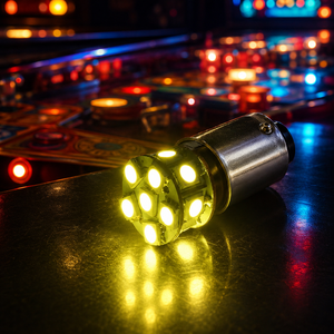 หลอดไฟ LED สำหรับรถยนต์รุ่นใหม่ 7440 3157 1156 1157 13SMD 5050 12V สีเหลืองทอง สำหรับรถบรรทุก มอเตอร์ไซค์ ไฟเลี้ยว ไฟเบรก - Product Image 6