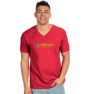 T-shirt personnalisé pour homme à col en V, en mélange de coton doux, léger et décontracté, idéal pour la personnalisation et la fabrication en marque blanche - Product Image 1