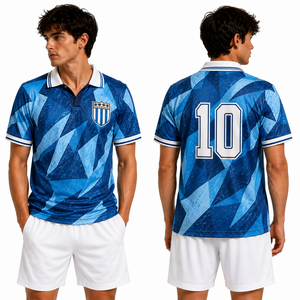 Camiseta de Fútbol Retro Deportiva, Uniforme Personalizado con Diseño Argyle, Envío a Todo el Mundo, Pedido con MOQ Bajo, Servicio de Muestras, Modelo Élite Moderno para Partidos - Product Image 3