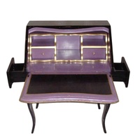 Bureau d'écriture de style français, reproduction antique, table d'étude en bois pour bureau à domicile et mobilier de bureau à domicile de style européen