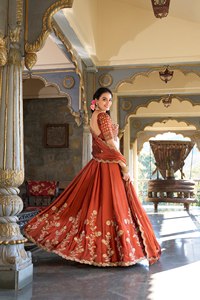Lehenga Choli de Moda para Novias, Vestidos de Fiesta para Niñas, Lehenga Choli Indio a Bajo Precio con Dupatta para Mujeres - Product Image 2