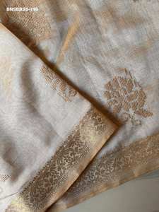 Colección Premium de Ropa Festiva, Elegante Conjunto de Saree y Blusa de Seda Tussar con Bordado, Moda Femenina de Fabricante - Product Image 5