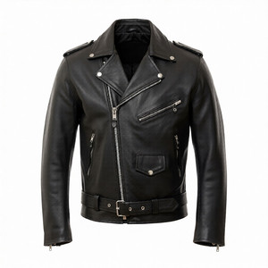 Veste en cuir pour homme, vêtement décontracté, tendance, élégant, qualité supérieure, tenue d'hiver, confortable, veste pour tous les jours, en vente - Product Image 1