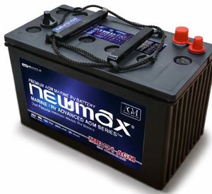 แบตเตอรี่ตะกั่วกรด MRV31 6 newmax จากเกาหลีรุ่น VRLA agm 12V 100Ah Marine & RV Series สำหรับระบบสุริยจักรวาล UPS - Product Image 1