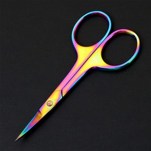 Eyebrow Nose Eyelash Cuticle Scissors Premium Design Professional Nail Scissor Manicure For Nails Curved Makeup Tools - Product Image 5