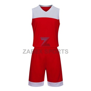 ชุดยูนิฟอร์มบาสเก็ตบอลแบบสั่งทำพิเศษสำหรับผู้เล่นทีม พร้อมเสื้อและกางเกงขาสั้น-ระบายอากาศได้ดี ซึมซับเหงื่อได้ดีระดับมืออาชีพ - Product Image 1