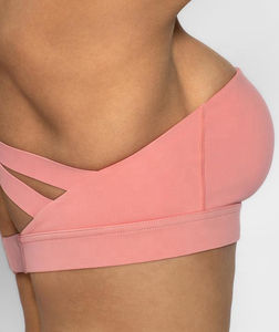 Ensemble de yoga avec soutien-gorge de sport asymétrique pour femme, vêtements de fitness et d'entraînement en maille - Product Image 5