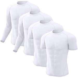Men's Athletic <b>Compression</b> <b>Shirt</b> Short Sleeve Rash Guard Digital Print UPF50+ Breathable Quick Dry Eco-Friendly Anti-Bacterial - Product Image 3