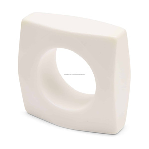 Vente chaude Anneaux de serviette personnalisés pour les fêtes de mariage de luxe Options de couleur et de conception disponibles Prix de gros - Product Image 4