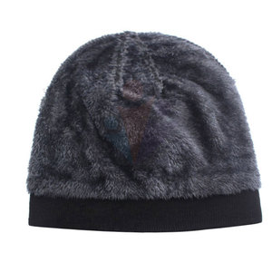 Best Selling 100% <b>Wool</b> High Quality Customizable Unisex Winter <b>Beanie</b> Hat Solid Color Jacquard Knit for Adults Daily Casual - Product Image 3