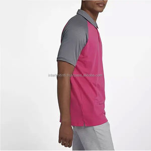 Camiseta de Golf para Hombre |   Camisa de Golf de Corte Estándar, Tejido de Punto Transpirable que Absorbe el Sudor, con Mangas Raglán y Botones Ocultos - Product Image 2