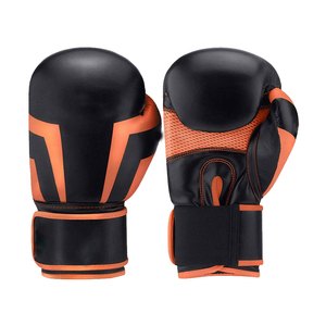 Guantes de Boxeo Profesionales Portátiles de Cuero PU, Transpirables, con Cordones, Dedos Completos, Agarre Ajustable para Entrenamiento - Product Image 2