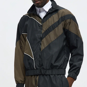 Traje cortavientos para hombre con logotipo personalizado, transpirable, conjunto de 2 piezas, lo último en tendencia, duradero, al por mayor. - Product Image 2