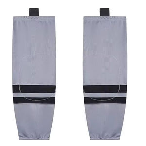 Chaussettes de hockey sur glace pour jeunes, 1 paire, personnalisées, à rayures, ajustées, pour équipes sportives, avec impression technique - Product Image 1
