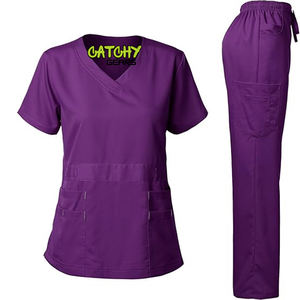 Conjunto de Uniforme Médico Hospitalario – Ropa de Trabajo Transpirable, Lavable y Cómoda para Enfermeras y Doctores, Oferta de Proveedor OEM - Product Image 3