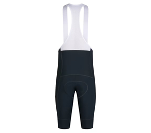 Cuissard de cyclisme ajusté pour homme, noir et blanc, en Spandex et Nylon, anti-humidité, longueur courte - Product Image 2