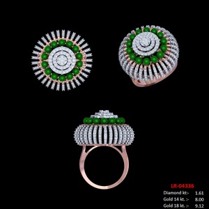 แหวนเพชรทองคำ 14 กะรัต รับรองโดย IGI น้ำหนัก 1.61 กะรัต สี FG ความสะอาด VVS-VS เพชรธรรมชาติทรงบริลเลียนท์ เครื่องประดับหรูหราสำหรับผู้หญิง - Product Image 3