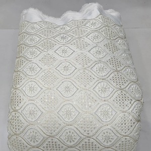 Malty embroidery fabric embroidered lace fabric netting fabric organza fabric abaya fabric <b>kaftan</b> fabric bulk trade buyer supply - Product Image 6