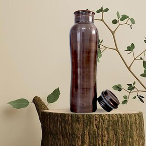 Pure Copper Water Bottle Handmade Drinking Bottle for Healthy Water Storage and Daily Hydration - Product Image 6