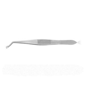 10 cm Stainless Steel Capsule Forcep New Arrival Manual Power Source 45 Degree Curved Surgical Instrument by <b>Blush</b> surgical - Product Image 1