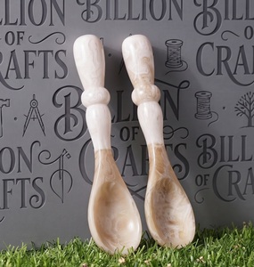 Ensemble de cuillères à salade en résine de qualité supérieure Billion Of Crafts, ustensiles de table, décoration de cuisine - Product Image 1