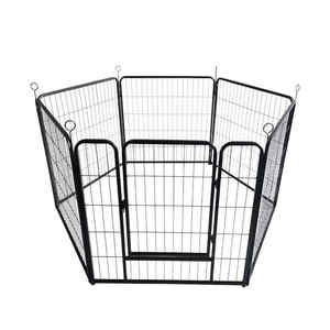 Zware Uitbreidbare Metalen Pet Box Grote <span class=keywords><strong>Puppy</strong></span> Kleine Huisdieren Ijzeren Behuizing Opvouwbare Stalen Hond Hek Kleine Poorten Pennen - Product Image 6