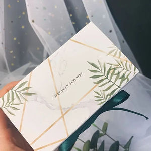 Boîte cadeau blanche de luxe avec fenêtre et ruban, emballage personnalisé imprimé pour bijoux, chocolats, pâtisseries, cadeaux, vente en gros - Product Image 3