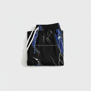 Shorts pour hommes bleus unis, séchage rapide, respirants, personnalisables, vente en gros OEM - Product Image 6