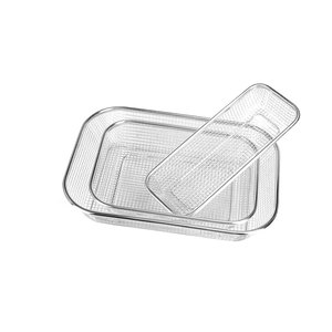 Professional Sterilization Tray With <b>Lid</b> Medical Surgical Autoclave Storage Box Cleaning Container Instruments - Product Image 2