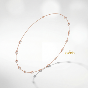 Collier pendentif pour femme en diamant de laboratoire radiant or, chaîne à maillons, options plaqué argent sterling 14K/18K, fiançailles, anniversaire - Product Image 2