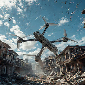 FPV Drone With 6S <b>Lipo</b> <b>Battery</b> And XT60 Connector For Power Aerial Video Drone With Wide Dynamic Range And Color Accuracy - Product Image 2