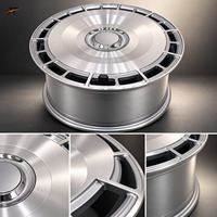 Jantes forgées Aero Disc 15 Vents en aluminium brossé multi-rayons 18-22 pouces 5x112 5x120 5x114.3 6061-T6 pour Mitsubishi