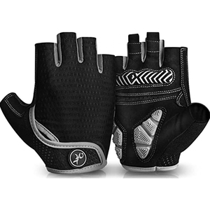 Gants de cyclisme demi-doigts en cuir pour moto, vélo, conduite et fauteuil roulant – Nouveauté très prisée - Product Image 6