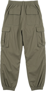 Women's Winter Parachute Cargo Pants High Waist Loose Fit Streetwear Multi Pocket Lightweight Anti-Wrinkle Casual Trousers - Product Image 6