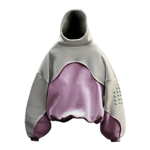 Sweat à capuche pour homme en coton 100% - Tissu épais à double couche - Doublure en polaire pour l'hiver - Pull décontracté - OEM ODM Vente en gros - Product Image 2