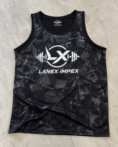 Custom Men's Black Woodland Camo Gym Tank Top Sublimation Fitness <b>Stringer</b> <b>Vest</b> Bodybuilding Sleeveless Workout Sports Apparel - Product Image 6