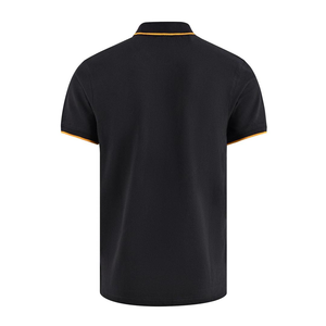 เสื้อโปโลผู้ชายสำหรับฤดูร้อน ระบายอากาศได้ดี สีพื้น แขนสั้น สกรีนโลโก้ได้ ไซส์ใหญ่ แฟชั่นยุโรป เสื้อกอล์ฟ - Product Image 3
