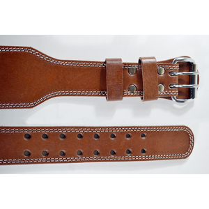 Competition Quality Leather Powerlifting Belt Heavy Duty Adjustable Gym Belt Weightlifting Support OEM Factory Manufacturer - Product Image 4