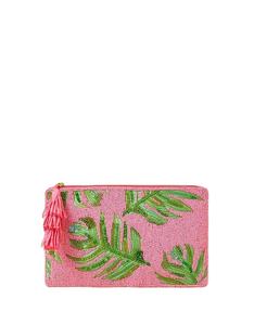 Cuteness Premium Black & Beige Handwork <b>Rose</b> Beaded Embroidery Coin Purse Exclusive Designer Luxury Trendy Fancy <b>Top</b> For Girls - Product Image 2