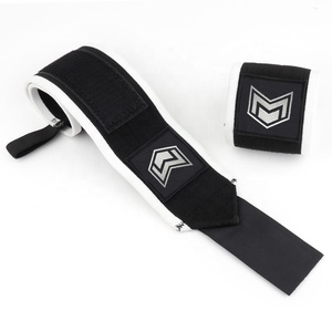 Muñequeras de servicio superpesado con logotipo personalizado, muñequeras Unisex de 24 "para levantamiento de pesas, entrenamiento de fuerza, muñequeras de levantamiento de pesas - Product Image 1