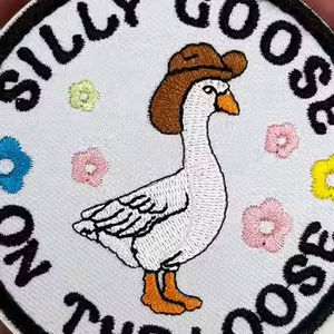 Custom Embroidery Patch Premium Fabric Threadwork Badge Wholesale Iron On Sew On for Jackets Hats <b>Backpacks</b> Clothing Decorative - Product Image 6