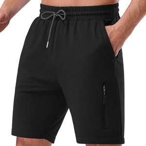 Men's 100% Cotton Joggers Shorts Breathable Casual Street Shorts Plain Dyed Multi Color Lightweight <b>Comfortable</b> Shorts For Men - Product Image 1