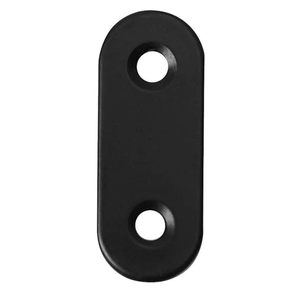 <b>Black</b> Flat Metal Mending Plate <b>Bracket</b> with Screws Model NA Anand Engineering Corporation Uttar Pradesh - Product Image 2
