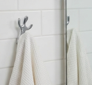 Metal Wall <b>Hook</b> Man Design Silver Finished Perfect For Modern Bathroom Kitchen And Towel Storage Solutions - Product Image 3