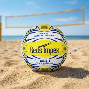 Balón de Voleibol Cosido a Máquina con Cubierta de PU Suave al Tacto para un Control Mejorado, Entrenamiento, Práctica y Partidos - Product Image 5