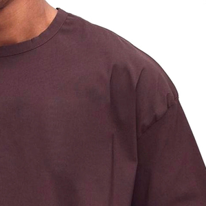 Wholesale Cotton Drop Shoulder Oversized Cropped Boxy Fit T <b>Shirt</b> Heavy Weight with Custom Logo Pattern - Product Image 3